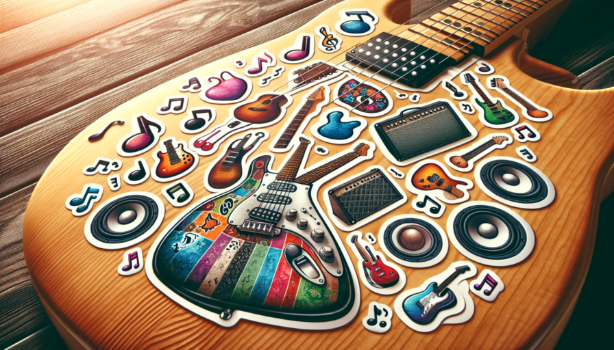 pegatinas para guitarra electrica