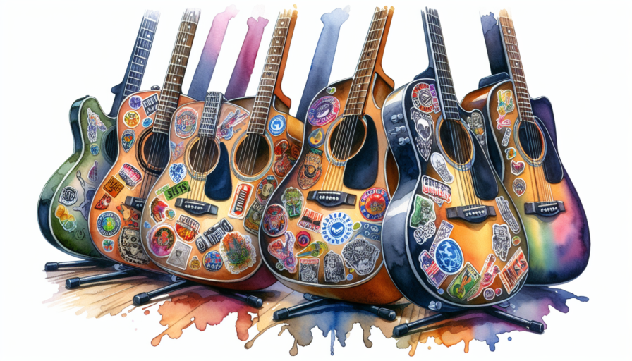 pegatinas para guitarra