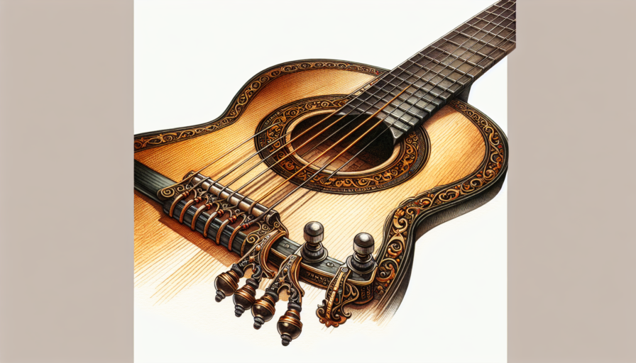 puente guitarra española