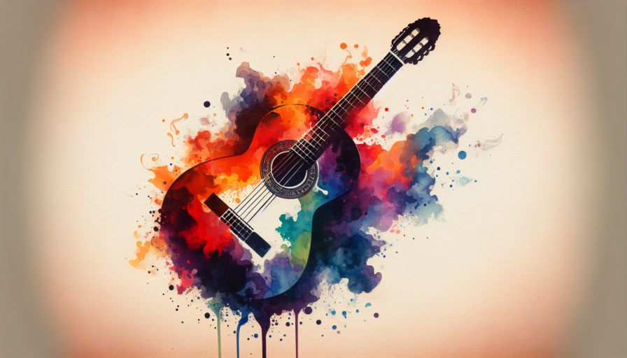 silueta guitarra flamenca