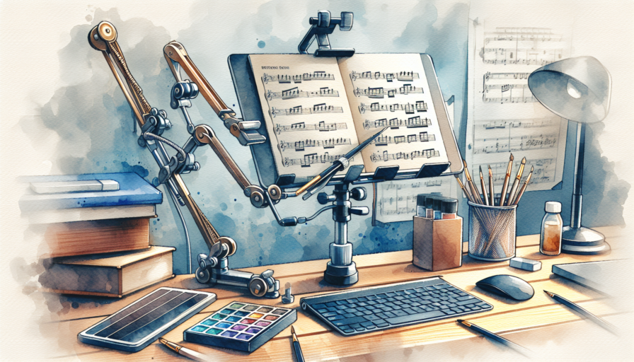 soporte extensible partituras