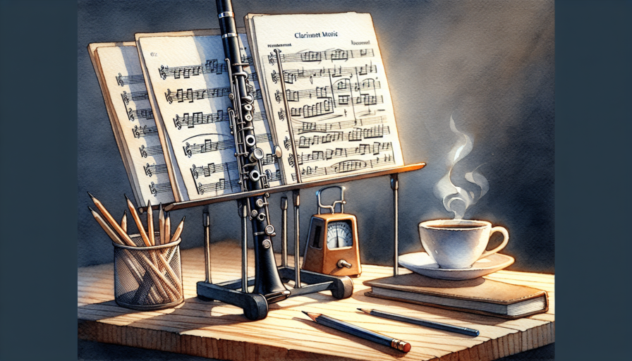 soporte para partituras clarinete