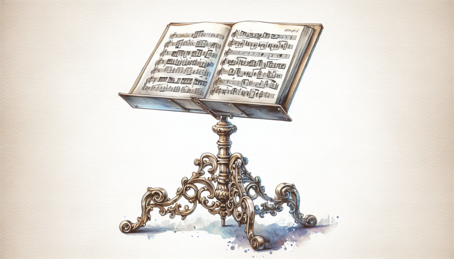 soporte para sostener partituras