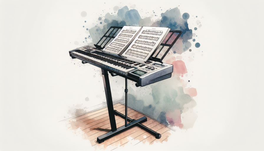 soporte partituras teclado casio