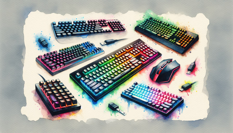 teclados gamers baratos