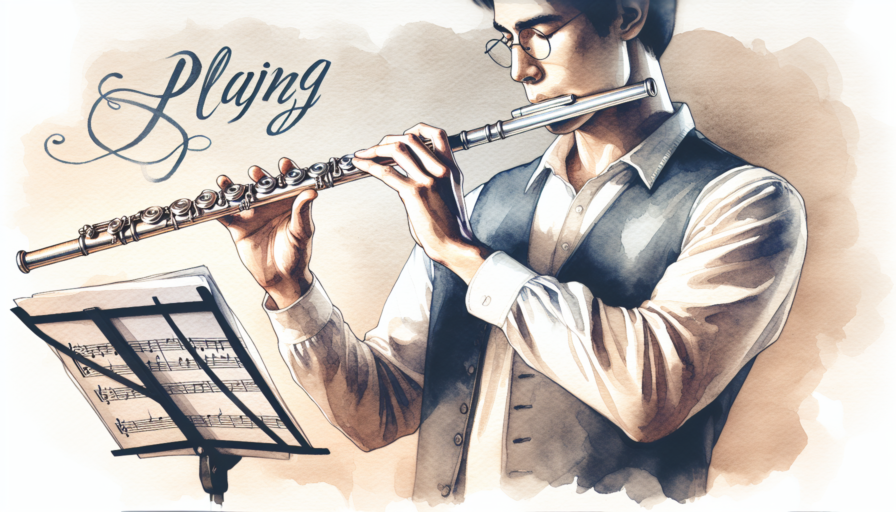 tocando la flauta en ingles