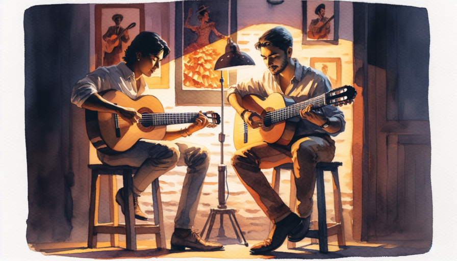 tocar sevillanas guitarra