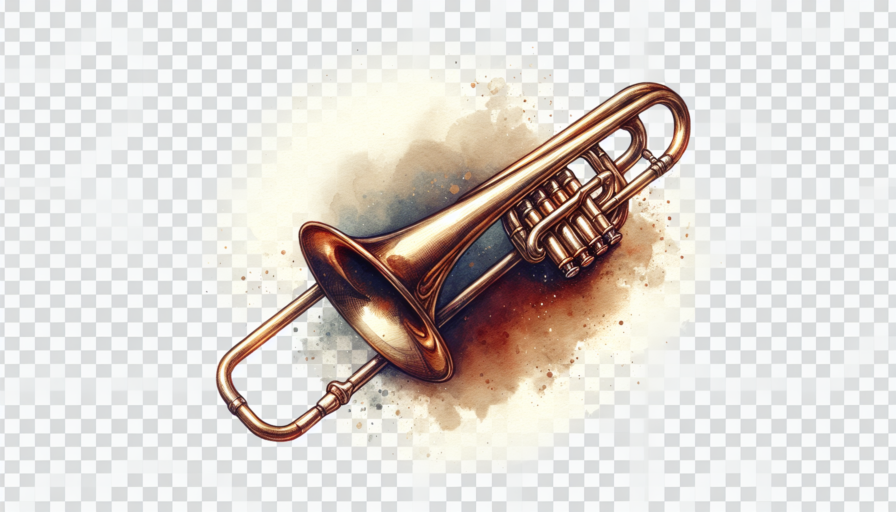 trombon instrumento png