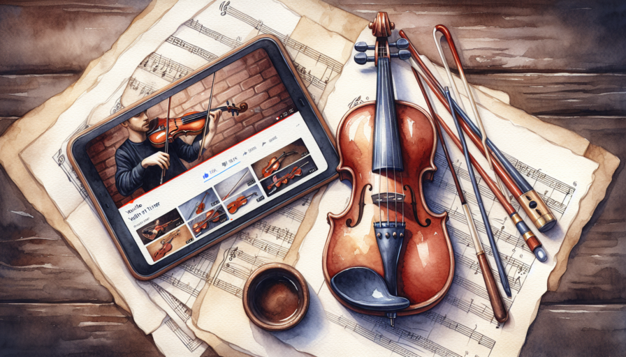youtube afinador de violin
